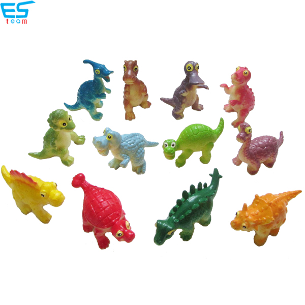 2inch funny cartoon dinosaur figurines