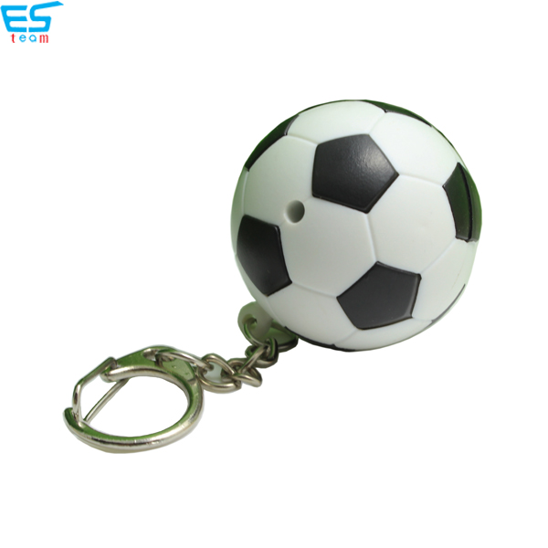 football LED keychain with sound
