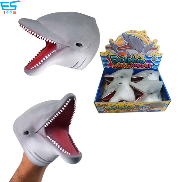 dolphin hand puppet